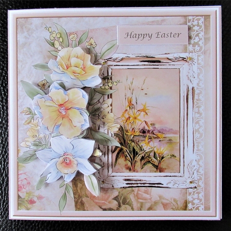 Spring flowers 7x7 by Davina Rundle