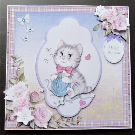 LITTLE GREY KITTEN by Davina Rundle