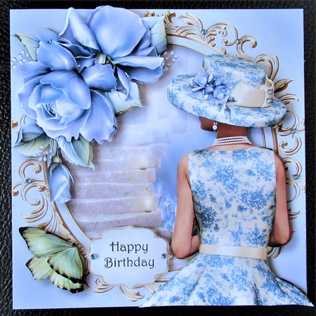 Soft Spring In Blue by Davina Rundle