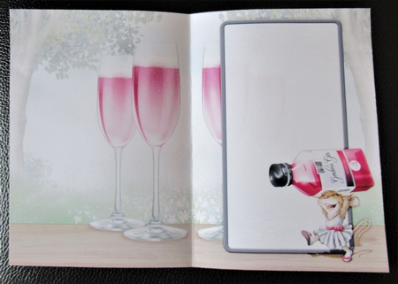 Mrs Pink Gin Mouse Insert by Davina Rundle