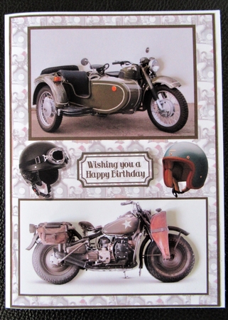 Vintage motorbikes by Davina Rundle