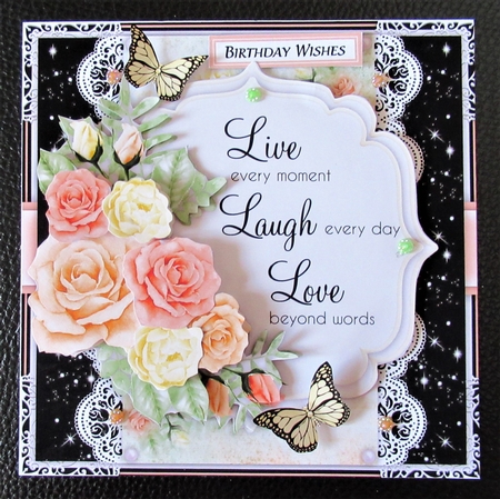 Floral Elegance21 Mini Card Kit by Davina Rundle
