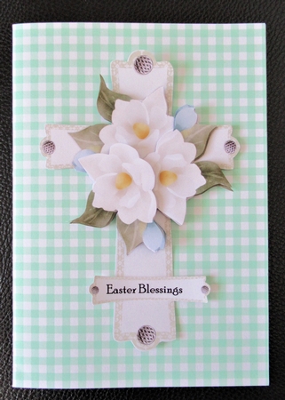  Easter  Cross  & magnolias by Davina Rundle
