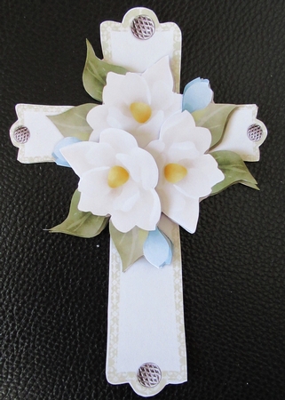  Easter  Cross  & magnolias by Davina Rundle
