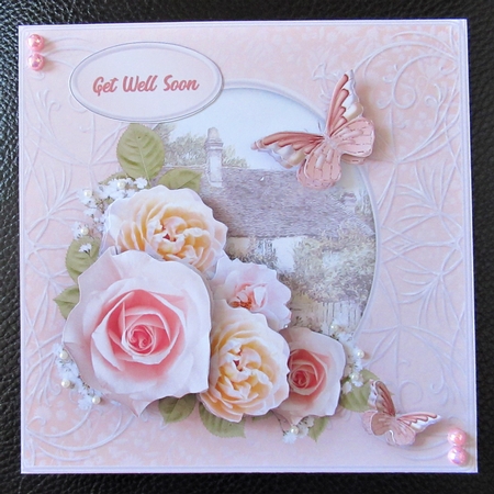 Summer Cottage - Fancy Frame Card Mini Kit by Davina Rundle