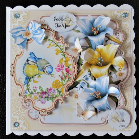 Vintage Bird Scene Mini Page Kit  by Davina Rundle