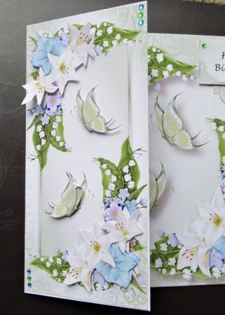 Florals & Butterflies 1 - 2 DL Toppers by Davina Rundle
