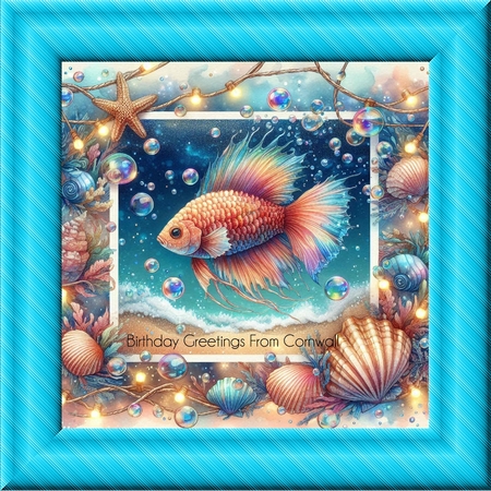 Neon Rainbow Frames 5 by Davina Rundle