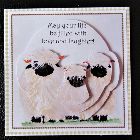 Valais Blacknose sheep#1 by Davina Rundle