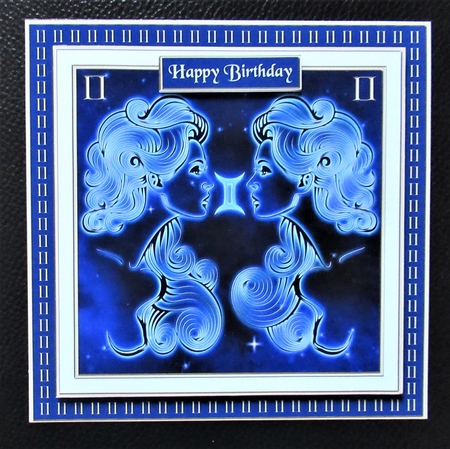 Gemini Quick Card Front by Davina Rundle