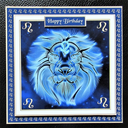Leo Quick Card Front by Davina Rundle