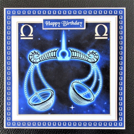 Libra Quick Card Front by Davina Rundle
