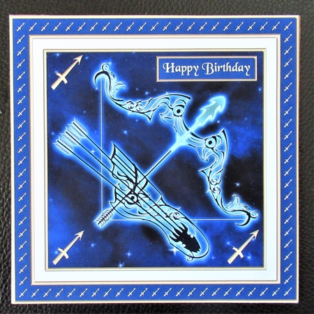 Sagittarius Quick Card Front by Davina Rundle