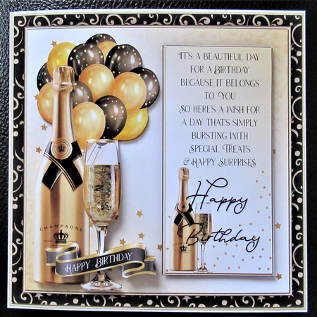 Champagne Birthday Mini Kit by Davina Rundle