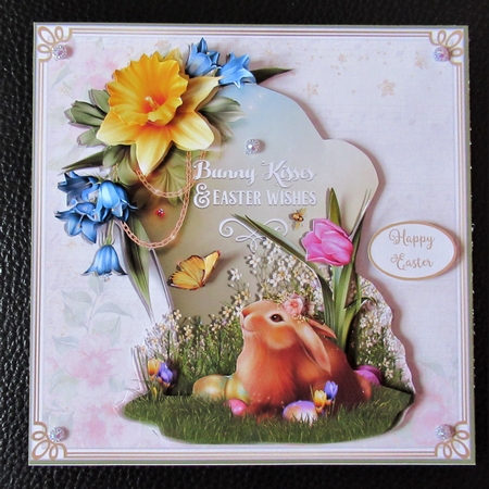BUNNY KISSES, EASTER WISHES by Davina Rundle