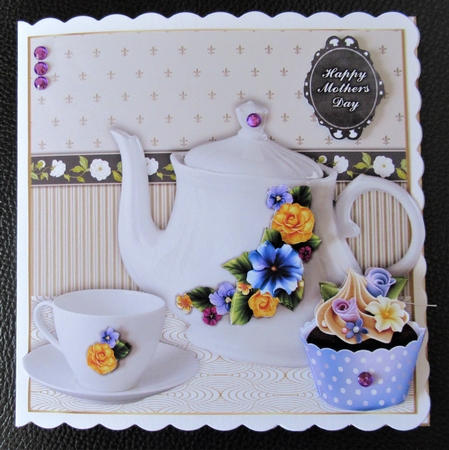 Time for Tea - Mixed flowers by Davina Rundle