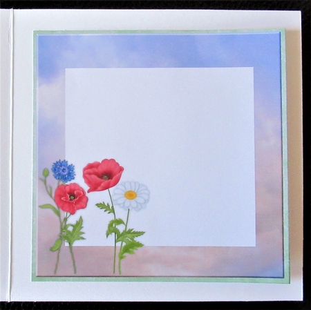 Quick Card Spring Flowers INSERT by Davina Rundle