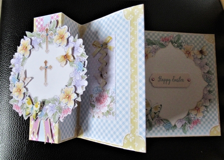 The Spirit of Easter Accordion Card, Envelope & Bookmark Kit. by Davina Rundle