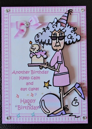 Stella and her Birthday cake mini kit by Davina Rundle