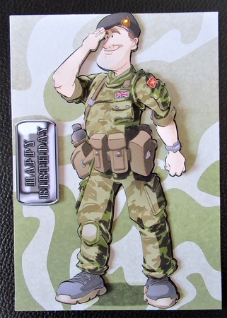 Army Dude Black Beret by Davina Rundle