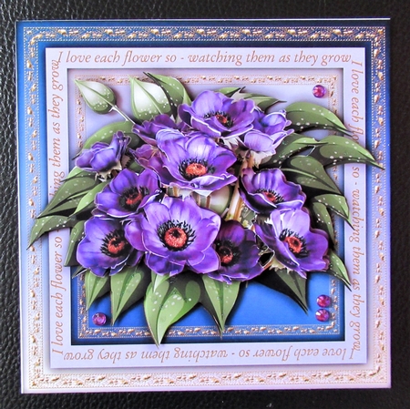 Love Flowers - Anemonies by Davina Rundle