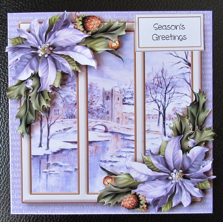 Christmas Scenic Trio - The Village Church by Davina Rundle
