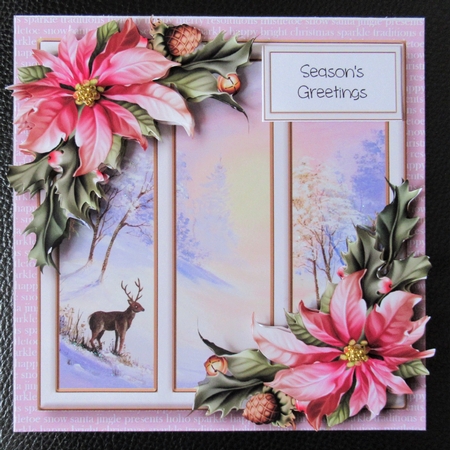Christmas Scenic Trio - The Winter Stag by Davina Rundle
