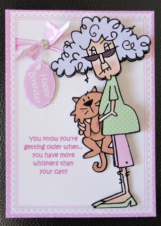 Stella and her cat mini kit by Davina Rundle