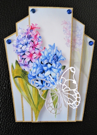 Art Deco Watercolour Stacker - Hyacinths by Davina Rundle