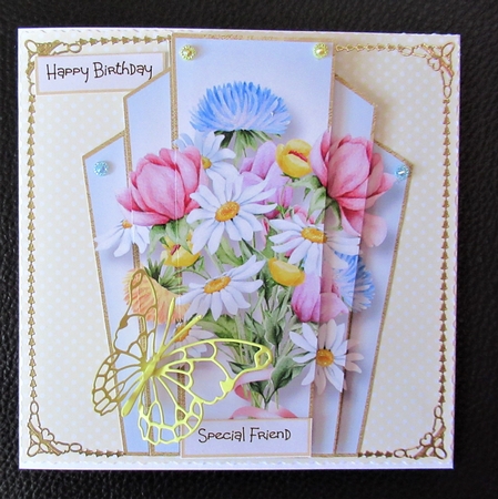 Art Deco Watercolour Stacker - Spring Bouquet by Davina Rundle