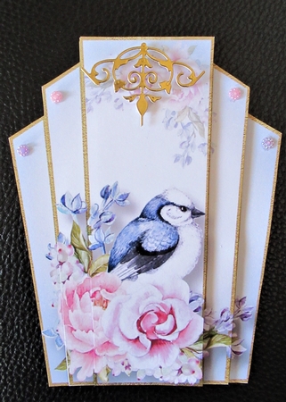 Art Deco Watercolour Stacker - Beautiful Bird 1 by Davina Rundle