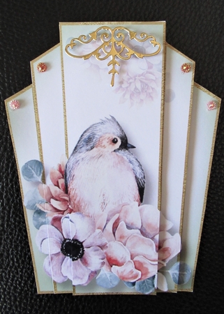 Art Deco Watercolour Stacker - Beautiful Bird 2 by Davina Rundle