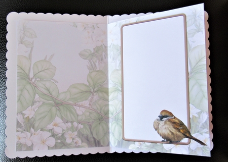 Sparrow Insert by Davina Rundle