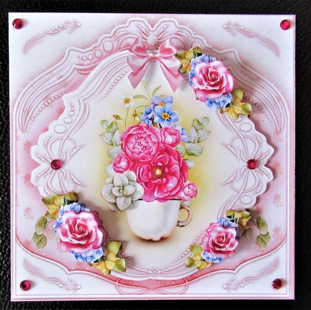 Fresh Colorful Flowers Bouquet Mini Kit by Davina Rundle