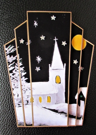 Art Deco Watercolour Stacker Winter Scenes 3 by Davina Rundle