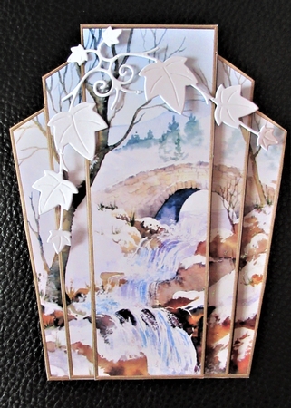 Art Deco Watercolour Stacker Winter Scenes 5 by Davina Rundle