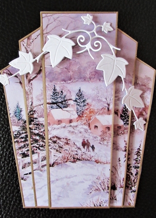 Art Deco Watercolour Stacker Winter Scenes 11 by Davina Rundle