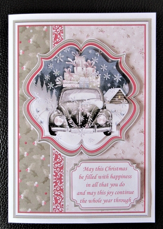 CAR & GIFTS A5 Portrait Christmas Pyramage & Insert Kit by Davina Rundle