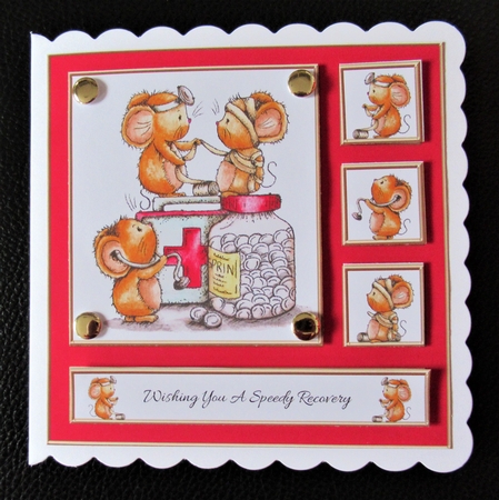 Cute Critters Get Well Card #4 by Davina Rundle