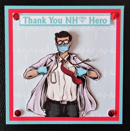 Thank You NHS Hero - Mini Kit & Decoupage by Davina Rundle