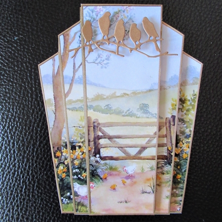 Art Deco Watercolour Stacker SCENES 9 by Davina Rundle