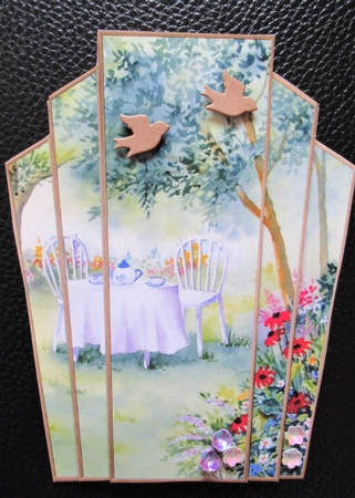 Art Deco Watercolour Stacker SCENES 18 by Davina Rundle