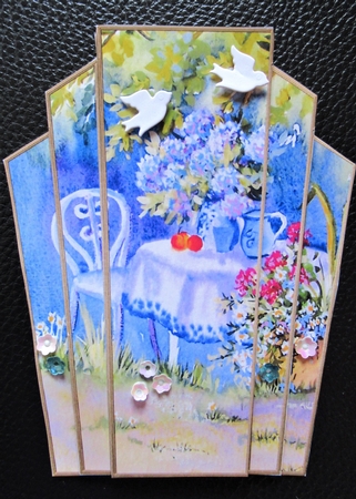 Art Deco Watercolour Stacker SCENES 20 by Davina Rundle