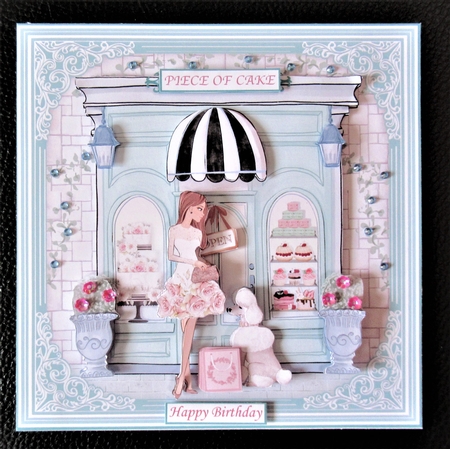 CAKE SHOP 7.5 Decoupage & Insert Card Kit by Davina Rundle
