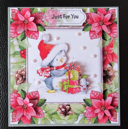 Christmas poinsettia by Davina Rundle