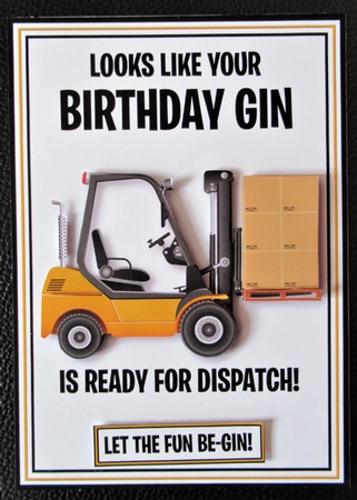 Birthday Gin Dispatched!  by Davina Rundle