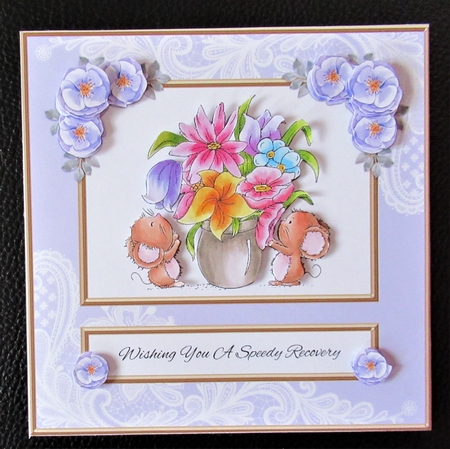 Cute Critters - Speedy Recovery Card One by Davina Rundle