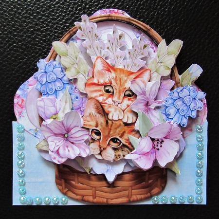 The Cats Whiskers 3 You Gotta Love Em! 6x6 Cards by Davina Rundle