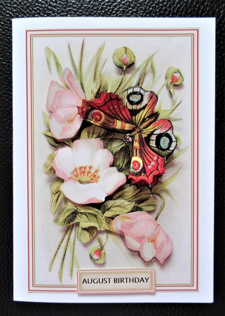 VINTAGE BUTTERFLY TOPPER by Davina Rundle