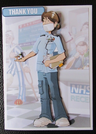 Thank You Female Nurse Dudess by Davina Rundle